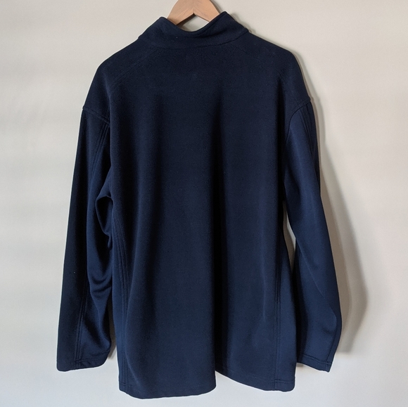 Navy Fleece Hiking Jacket Size L - Picture 8 of 9